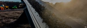 Soil washing conveyor belt