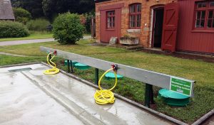 Wash station recycling system
