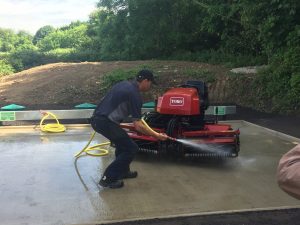 biological washpad water recycling