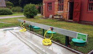 ClearWater Recycling wash pad and hose