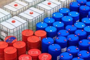 Chemical Waste Disposal Drums